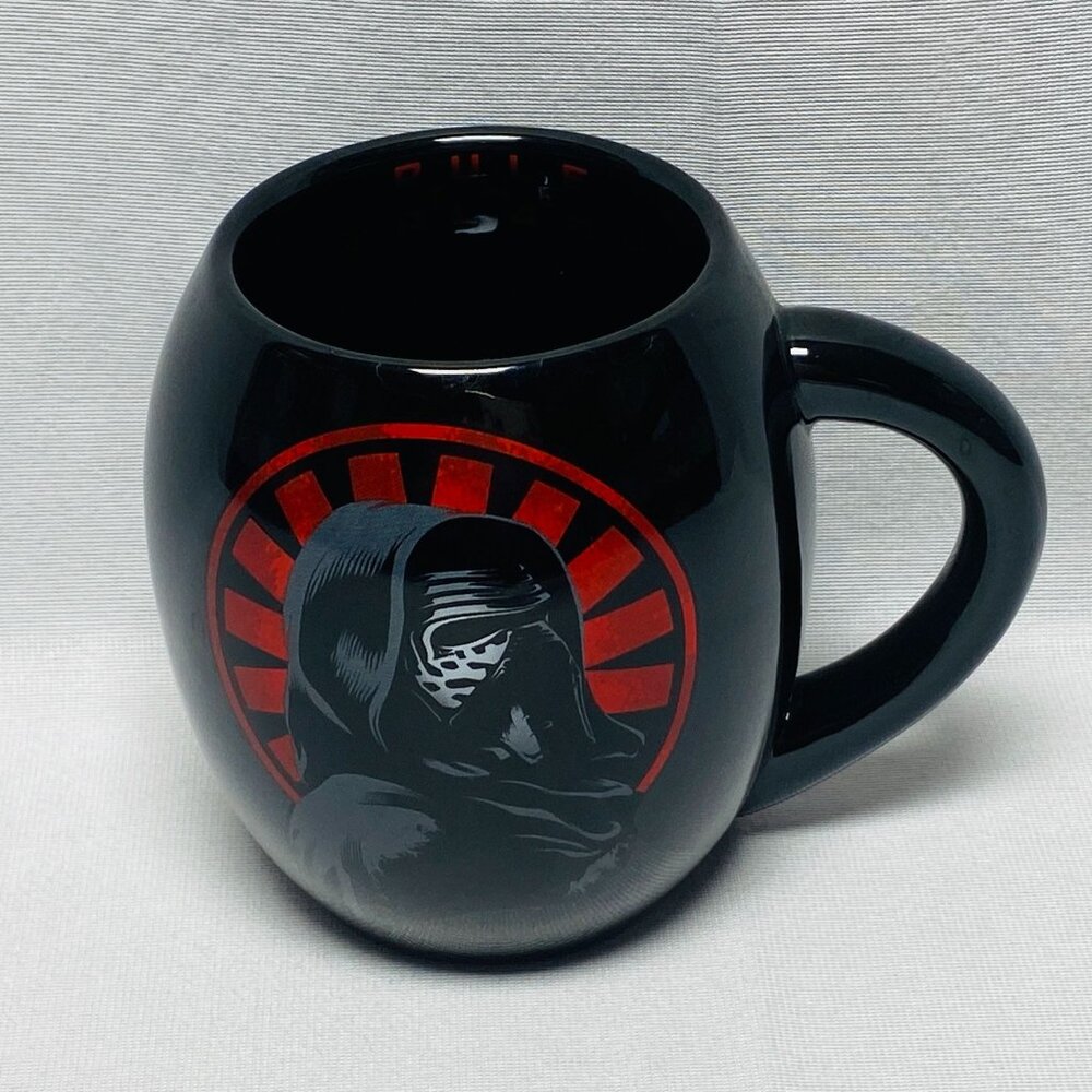 Star Wars Kylo Ren Mug 20 Oz Black Ceramic Rule The Galaxy Vandor